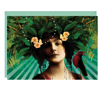 Greeting Card - Leafy Greeting Card - Leafy